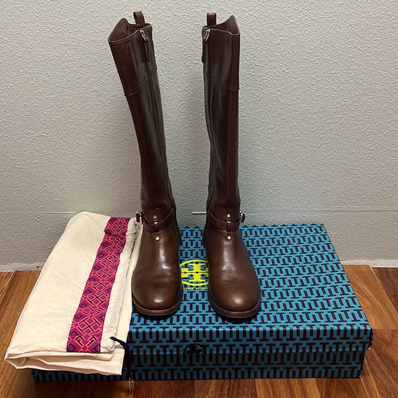 Tory Burch Shoes - TORY BURCH Marlene Riding Boots